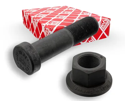Produktbild von FEBI BILSTEIN Radbolzen 07943 Hinten passend für MERCEDES-BENZ O 302 27mm 100mm Stahl 46mm 0,295kg