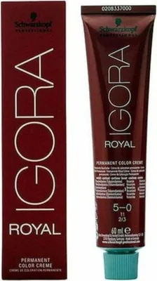 Produktbild von Schwarzkopf Igora Royal, Braun, 5-0, Frauen, 60 ml, Tube, Aqua, Water, Eau, Cetearyl Alcohol, Glyceryl Stearate, Ammoium Hydroxide, Ceteareth 20,...
