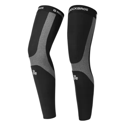 Immagine prodotto di ROCKBROS scaldamuscoli invernali protezione ginocchio antiscivolo per ciclismo outdoor donne uomini XL