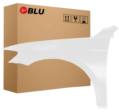 Obrázek produktu pro BLU Blatník náhrada pro VW Volkswagen Passat B8 LC9A Levý Bílý PureWeiss | 2014-2023 | Přední | Lakovaný | Připravený k montáži | Pozink