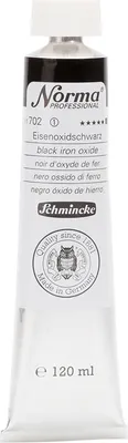 Produktbild von Schmincke 120ml Norma Professional Eisenoxidschwarz Öl 11 702 012