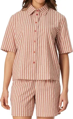 Produktbild von Schiesser Damen Schlafanzug kurz Gr. 36  terracotta