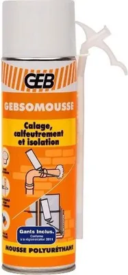 Image de Gebsomousse 500ml Mousse Expansive Polyuréthane Isolante - Geb
