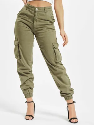 Produktbild von Urban Classics Cargohose für Damen Qew olive L