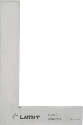Obrázek produktu pro Plochý úhelník 200x130 DIN 875/2 Limit