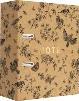 Image de Classeur Interdruk A4 75mm Hs Kraft Oiseaux