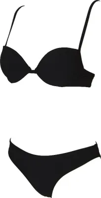 Produktbild von Damen Bikini Bademode mit Bügel wattierte Cups und Slip EMPORIO ARMANI Artikel 262438 5P347 BIKINI PUSH UP SLIP, ITA S - CN 160 / 88, Poliammide 75%,Elasthan 25%