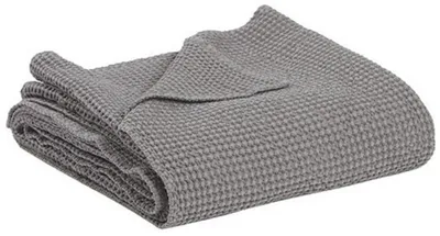 Produktbild von Recycelte Decke Maia gewittergrau 140 x 200 cm Vivaraise