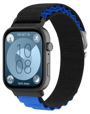 Obrázek produktu pro Nylonový řemínek pro chytré hodinky Huawei Watch Fit 5 4 / Fit 5 4 Pro / 3 Outdoor, černý