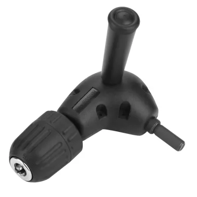 Zdjęcie produktu dla adapter kątowy 3/8" 90 stopni do wiertarki elektrycznej z uchwytem wiertarskim bezkluczykowym z trzpieniem okrągłym 9,5 mm