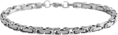 Produktbild von "Akzi" Akzent Königskettenarmband, silberfarben, 5 mm