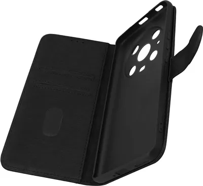 Produktbild von Avizar, Etui Kunstleder mit Standfunktion für Honor Magic4 Pro, Schwarz