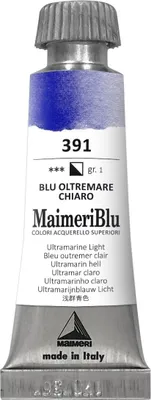 Obrázok produktu pre Maimeri Blu Akvarelová farba Ultramarine Light 391 12 ml 1 ks