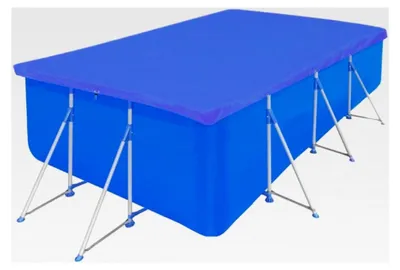 Produktbild von Poolabdeckungen 2 Stück PE Rechteckig 90 g/m² 394x207 cm zur Erwärmung des Poolwassers