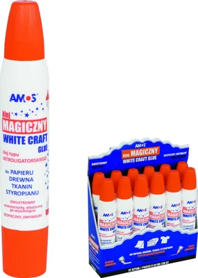 Produktbild von Amos WCG34D12 Weißer Flüssigkleber 34 ml/36 g Magic