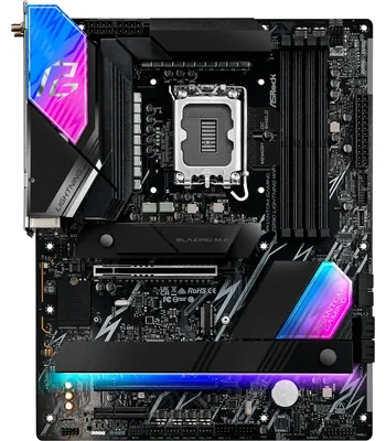 Produktbild von ASRock Phantom Gaming Z890 LIGHTNING WIFI - Motherboard - ATX - LGA1851 Sockel - Z890 Chipsatz - USB4, USB-C 3.2 Gen 2x2, USB 3.2 Gen 2, USB 3.2 Gen 1 - 2.5 Gigabit LAN, Wi-Fi 7, Bluetooth - Onboard-Grafik (CPU erforderlich)