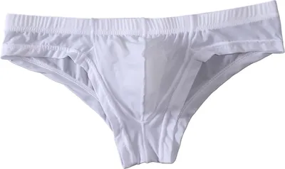 Produktbild von Herren Unterhosen Niedrige Taille Dünn Einfarbig Hervorragende Atmungsaktivität U Konvex Elastisch Schnell Trocknend Männliche Slips Tägliche Kleidung Sport Unterwäsche