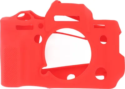 Image de Etui pour appareil photo en silicone, antichoc, antidérapant, fin, léger, housse de protection pour Fujifilm XT4, rouge