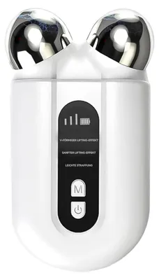 Produktbild von Gesichtsmassagegerät elektrisch Anti-Aging, mit Vibration & Wärme, Microcurrent Beauty Gerät für Hautstraffung, Wangen & Kieferlinie, 3 Modi