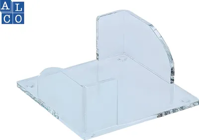 Produktbild von Alco Zettelbox Acryl gefüllt 100x100x43 mm glasklar