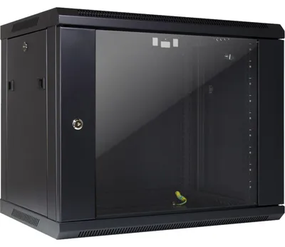 Produktbild von Wandgehäuse SMA-6409 (schwarz, 9HE)