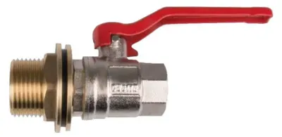 Produktbild von Tankdurchführung Set, 1" Hebelkugelhahn, Regentonne verbinden