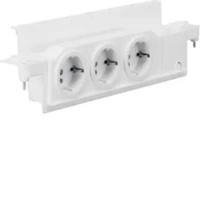 Produktbild von Schaltschranksteckdose VZ00HW 3fach (VZ00HW)