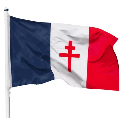 Widerstandsflagge Frankreich 90x150cm wetterfest reißfest