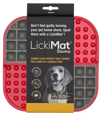 Zdjęcie produktu dla Podkładka do lizania SLOMO LICKIMAT, Kolor: czerwony