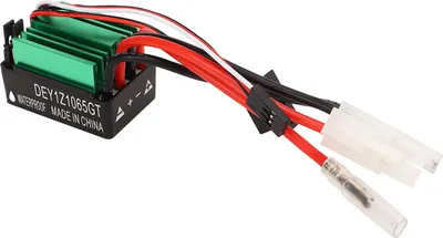 Obrázek produktu pro RC kartáčovaný ESC černý zelený 65A vodotěsný proti rušení pro dálkově ovládané auto loď