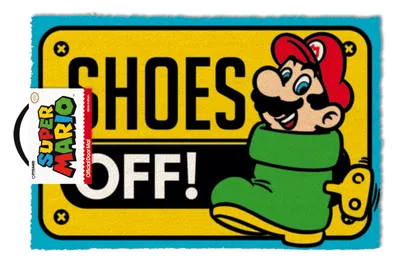 Produktbild von Nintendo Fußmatte - Super Mario Shoes Off