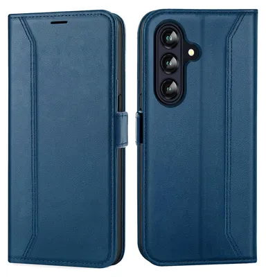 Produktbild von Conie RFID Klapp Tasche für Samsung Galaxy A56 5G Kartenfach Hülle Rundumschutz in Blau