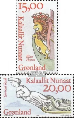 Produktbild von Briefmarken Dänemark - Grönland 1996 Mi 294-295 (kompl.Ausg.) postfrisch Galionsfiguren