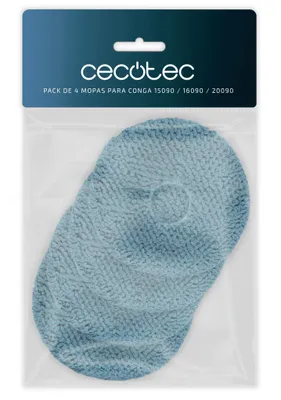 Imagen del producto de CECOTEC A01_EU01_103596 - Pack de 4 mopas para Conga 15090 / 16090 / 17090