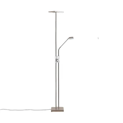 Produktbild von Lindby LED-Stehlampe Jonne, eckig, Lesearm, dimmbar, 180 cm
