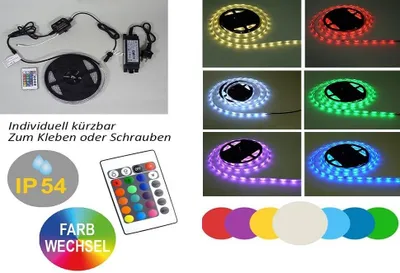 Produktbild von LED Lichtband 2m farbwechselnd