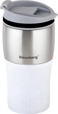Produktbild von Thermobecher 320ml KLAUSBERG weiß KB-7627