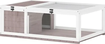 Produktbild von Schildkrötenhaus aus Holz, Klappdeckel, 91x60,5x32 cm