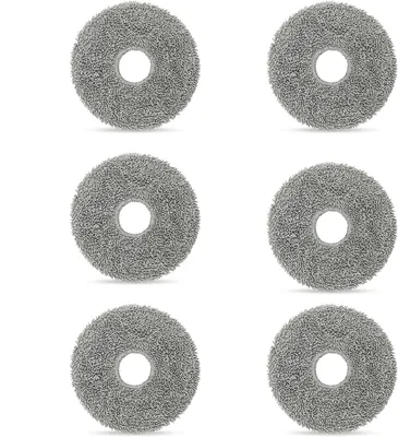 Produktbild von 6 Stück Wischtücher Zubehör für Roborock Saros QV 35S/QV 35A/10R/10/Qrevo Pro/Qrevo S/Qrevo Master/Qrevo Slim/Qrevo Curv/Qrevo Edge/Qrevo Edge S5A/Saros Z70 Ersatzteile