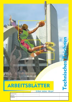 Produktbild von PVP Penig 2114 Arbeitsblätter für technisches Zeichnen 100g/qm weiß DIN A4 20 Blatt