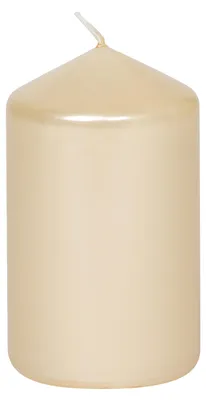 Produktbild von Stumpenkerzen "Edelglanz" Champagner 80/47 mm, 14 Stück