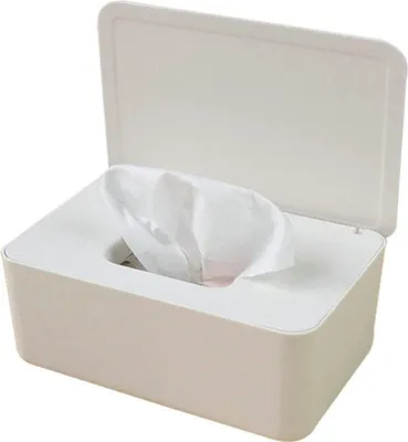 Produktbild von Feuchttücher-Box,Baby Feuchttücherbox,Baby Tücher Fall,Toilettenpapier Box,Tissue（Weiß）