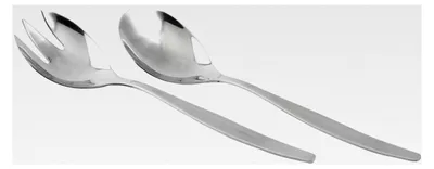 Produktbild von Salatbesteck aus Edelstahl, Silber, 20 x 5 x 5 cm