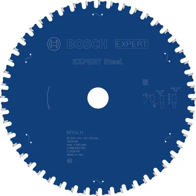 Imagen del producto de EXPERT, disco de sierra circular, 184x2/1,6x20 mm, grado Z48