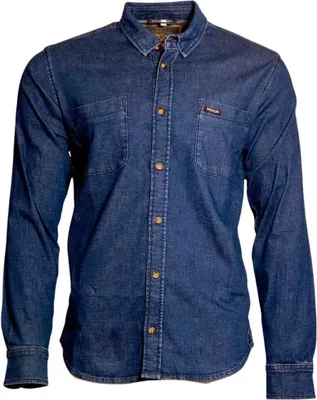 Produktbild von Rokker Nashville Langarmhemd Blau L Mann Blau L
