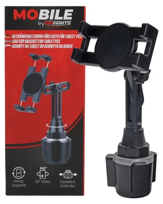 Image de Einparts : support de téléphone pour porte-gobelet de voiture avec revêtement en caoutchouc
