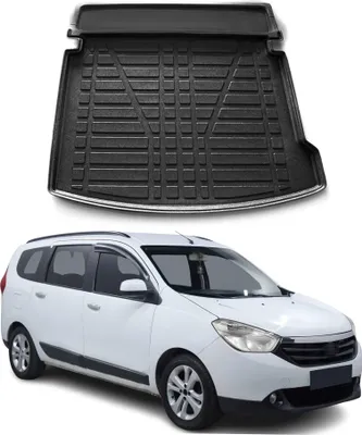 Image de Bac de coffre pour Dacia Lodgy 2012-2024 5 portes caoutchouc TPE noir