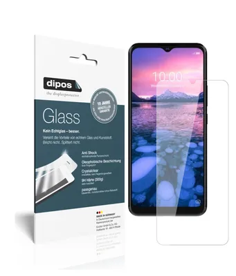 Produktbild von 2x Schutzfolie für ZTE Blade 20 5G - Anti-Shock 9H Folie dipos Glass Kunststoffglas