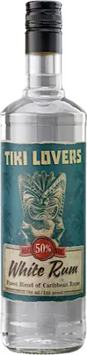 Produktbild von Tiki Lovers White Rum Finest Caribbean Rum 50% Vol. 0,7l