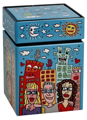 Produktbild von Teedose James Rizzi Sommer in der Stadt - Pop Art